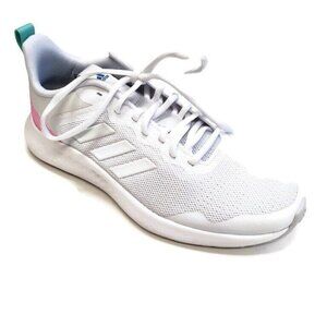 Adidas Womens Size 9.5 Fluidstreet Running Course Shoes FY8465 Cloud White Grey